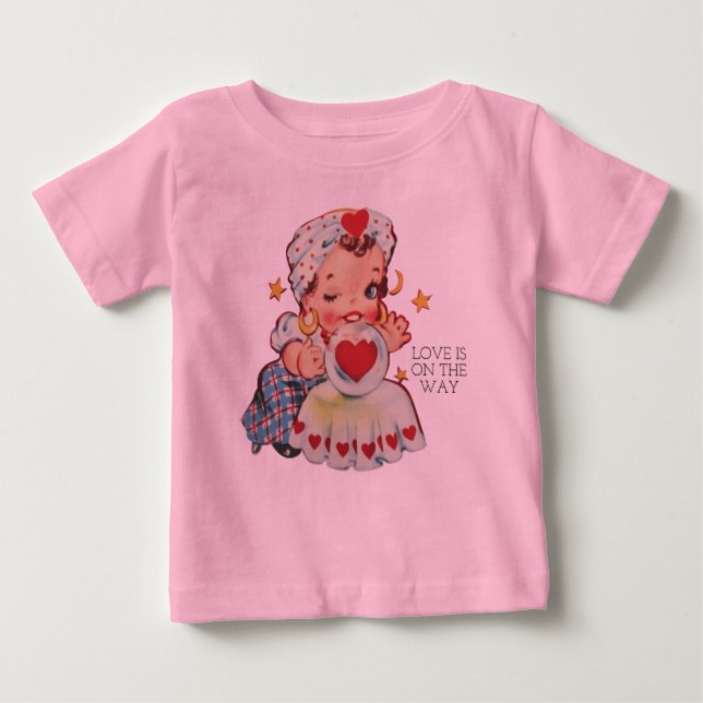 Liebe Glück! Baby T-shirt (Vorderseite)