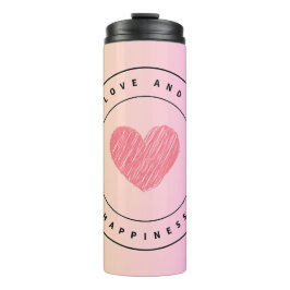 Liebe & Glück Wasserflasche Thermosbecher