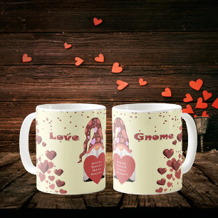 Liebe Gnome Happy Valentines Day Kaffeetasse