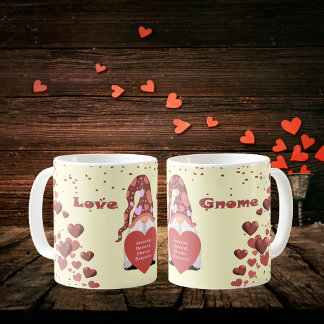 Liebe Gnome Happy Valentines Day Kaffeetasse