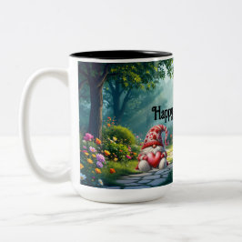 Liebe Gnome Keramik Zweifarbige Tasse