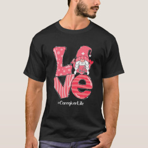 Liebe Gnome Lebensretter Valentinstag Mat T-Shirt