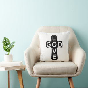 Liebe GOD 16x16 Kissen