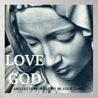 LIEBE GOD...24x24 POSTER