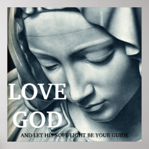 LIEBE GOD...24x24 POSTER