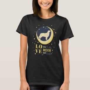 Liebe Golden Retriever Dog to the Moon T-Shirt