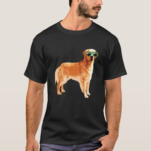 Liebe Golden Retriever Hund Besitzer der Haustiere T-Shirt (Vorderseite)