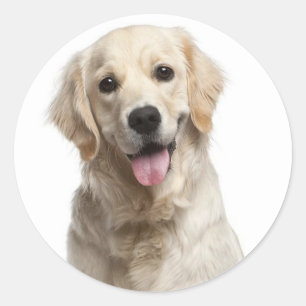 Liebe Golden Retriever Puppy Docking Stickers