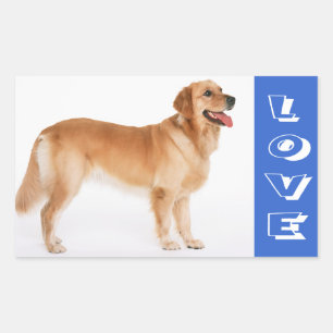 Liebe Golden Retriever Welpen Hund Aufkleber