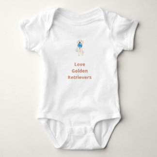 Liebe Golden Retrievers - Goldener Retriever Baby Strampler