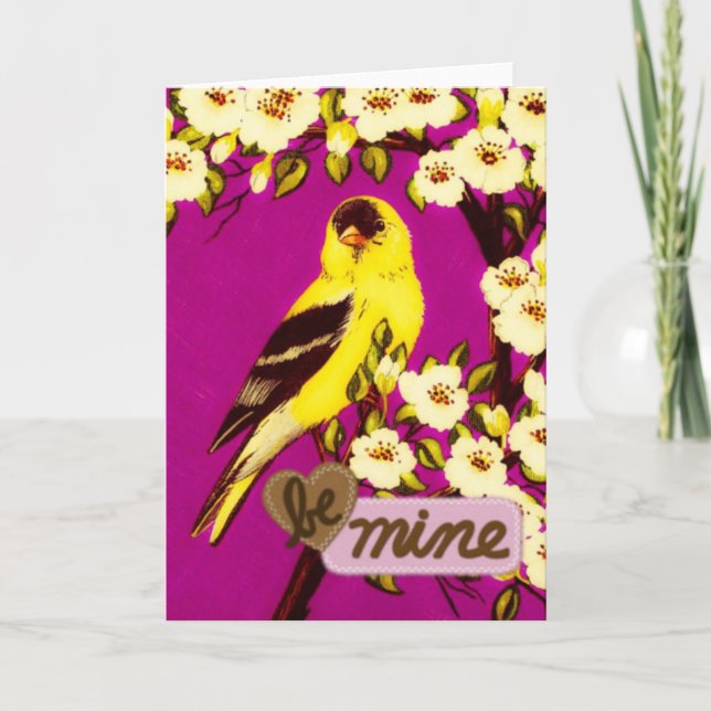 Liebe Goldfinch Feiertagskarte (Vorderseite)