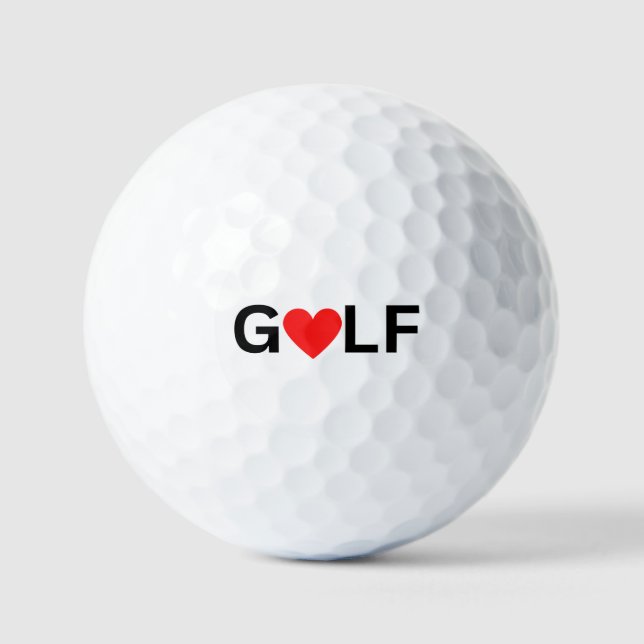 Liebe Golf Ball (Vorderseite)