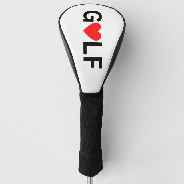 Liebe Golf Driver Cover Golf Headcover (Vorderseite)