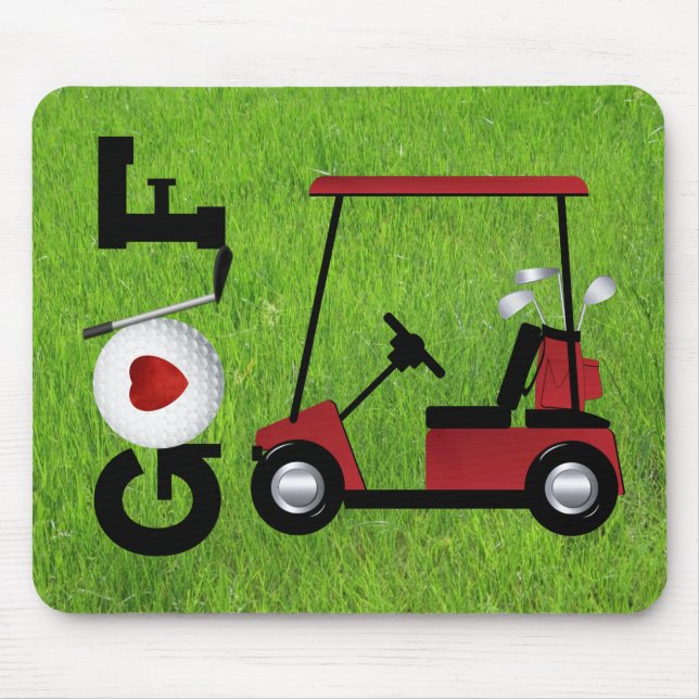 Liebe-Golf Mousepad (Vorne)