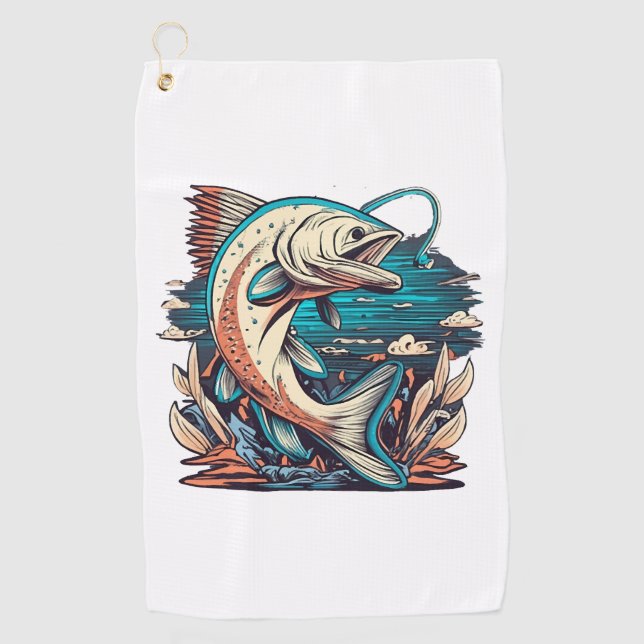 Liebe Golfhandtuch (Vorderseite)