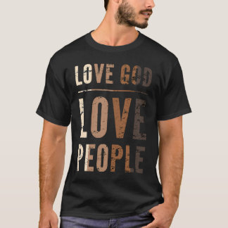 Liebe Gott Liebe Menschen Melanin Shades Unapologe T-Shirt