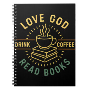 Liebe Gott Trinke Kaffee Lies Bücher Liebhaber Vin
