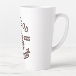 Liebe Gott trinken Kaffee Lesen Bücher Christlich Milchtasse