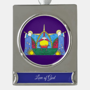 Liebe Gottes Banner Ornament