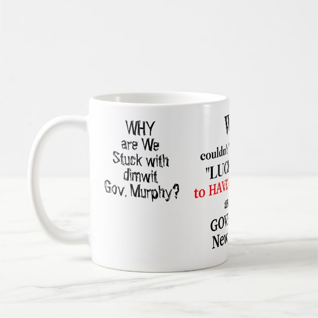 Liebe Gov. DeSantis Dimwit Gov. Murphy Kaffeetasse (Links)