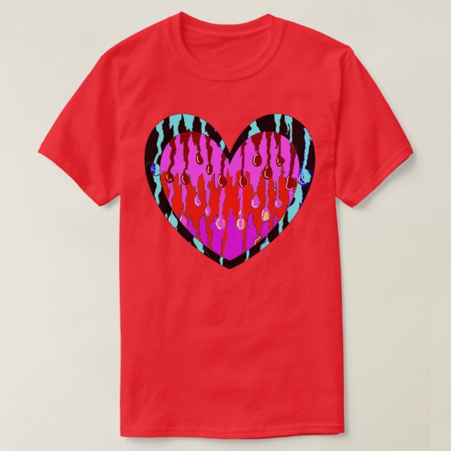 Liebe Graffiti coole Kunst T-Shirt (Design vorne)