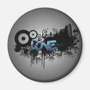 LIEBE Graffiti Magnet