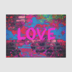 Liebe Graffiti Tissue Paper Seidenpapier