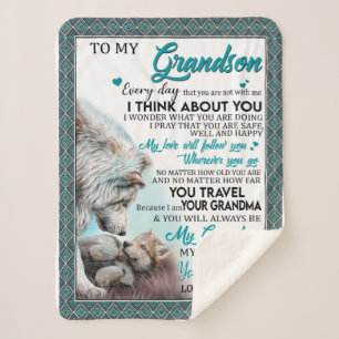 Liebe Grandson Brief an meinen Enkel von Oma Sherpadecke