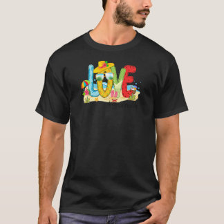 Liebe Grannalife Granna Liebe Beach Valle T-Shirt