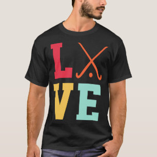 Liebe Graphic Hockey Player Hockey Hockey Hockey S T-Shirt