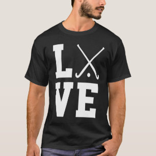 Liebe Graphic Hockey Player Hockey Hockey Hockey S T-Shirt