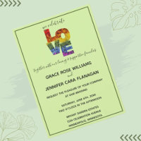 LIEBE Green Themed Same Wedding Collection