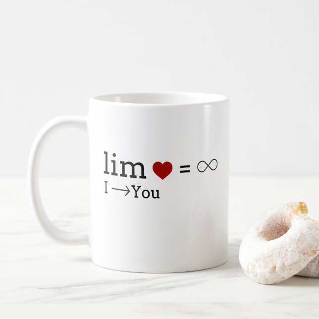 Liebe-Grenze Tasse (Mit Donut)