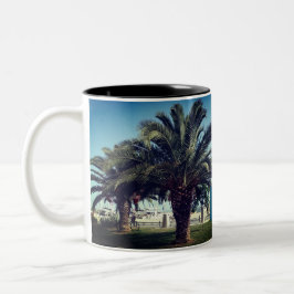 Liebe Griechenland Monogram Palmen Sommer Tasse