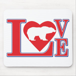 Liebe-Grizzlies Mousepad