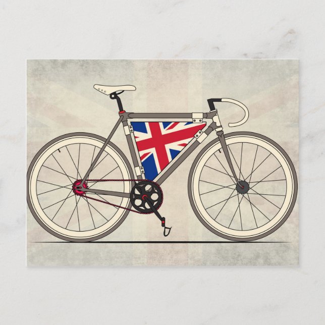 Liebe Großbritannien, Liebe Bike Postkarte (Vorderseite)