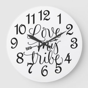 Liebe  große wanduhr