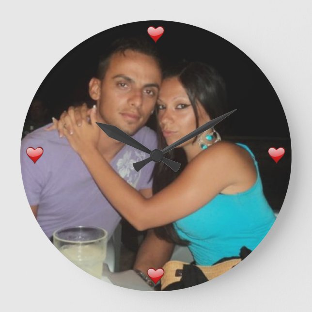 Liebe Große Wanduhr (Vorderseite)