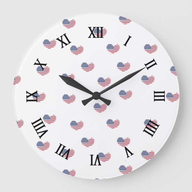 Liebe Große Wanduhr (Vorderseite)