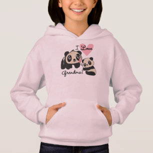 Liebe-Großmutter der Panda-Bärn-I Hoodie
