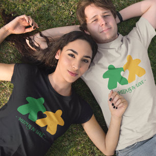 Liebe, Grün-Gelb-Mens-Shirt T-Shirt