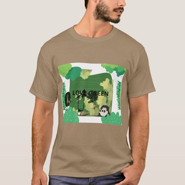 LIEBE GRÜN T-Shirt (Vorderseite)