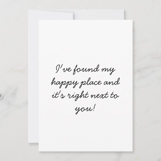 Liebe Grußkarte Karte (Vorderseite)