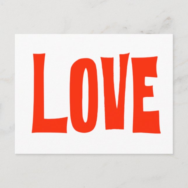 Liebe Grußkarte Postkarte (Vorderseite)