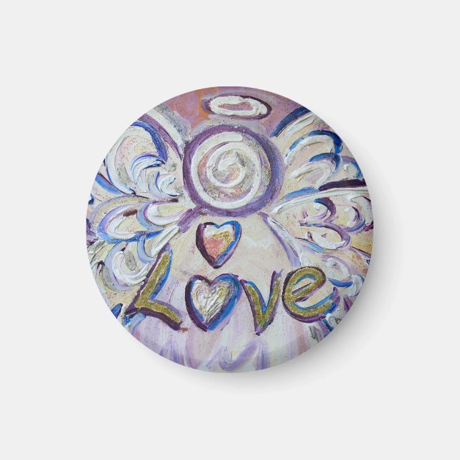 Liebe Guardian Angel Word Custom Magnet (Vorne)