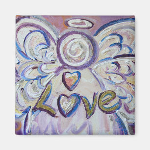 Liebe Guardian Angel Word Custom Magnet
