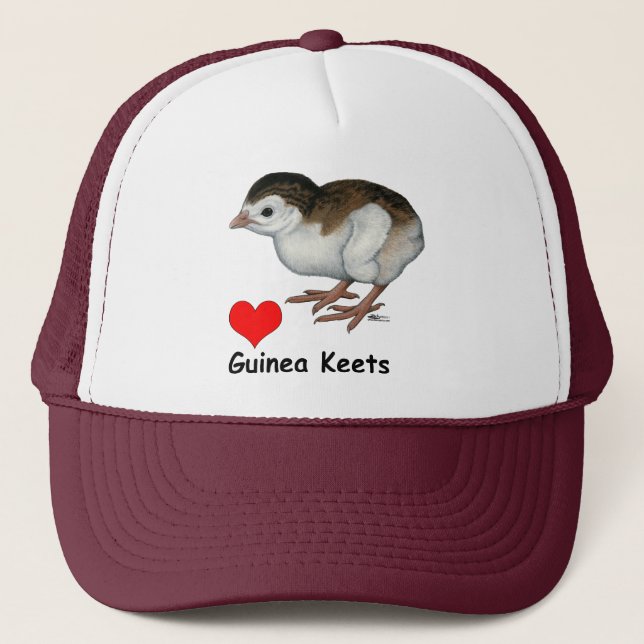 Liebe Guinea Keys Truckerkappe (Vorderseite)