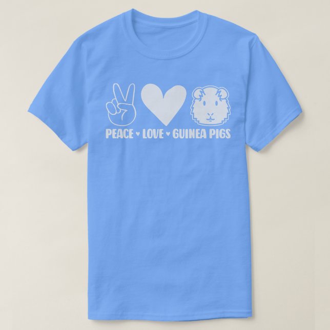 Liebe Guinea Schwein Haustiere Tiere Lover Witzige T-Shirt (Design vorne)
