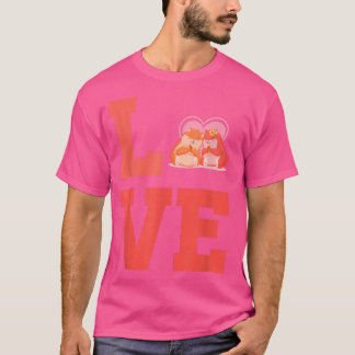 Liebe Guinea Schweinehalter Haustiere Lover Cavy C T-Shirt