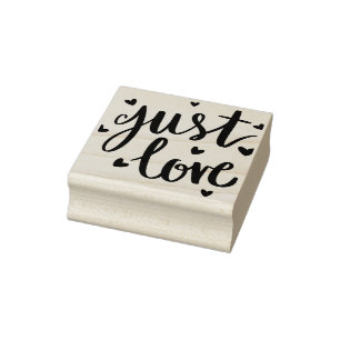 Liebe Gummistempel